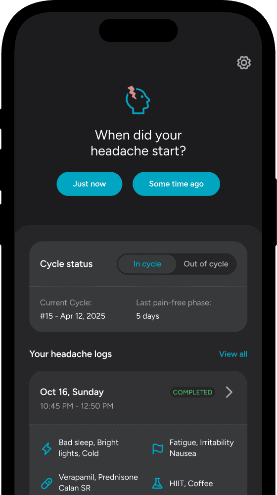 Track your headaches with ease